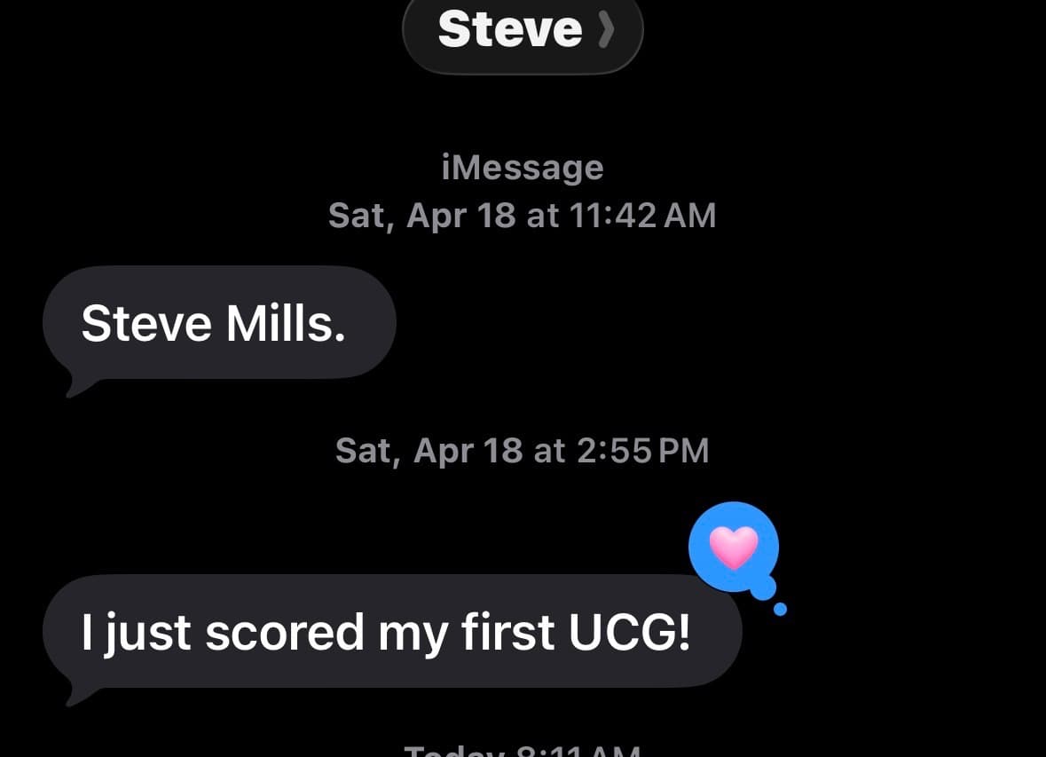 Student text message testimonial 1